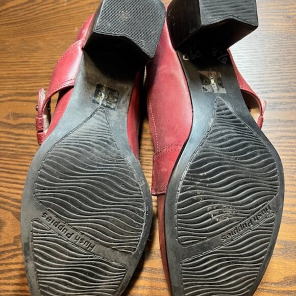 Vintage Hush Puppies Mary Jane Red - Picture 7 of 8